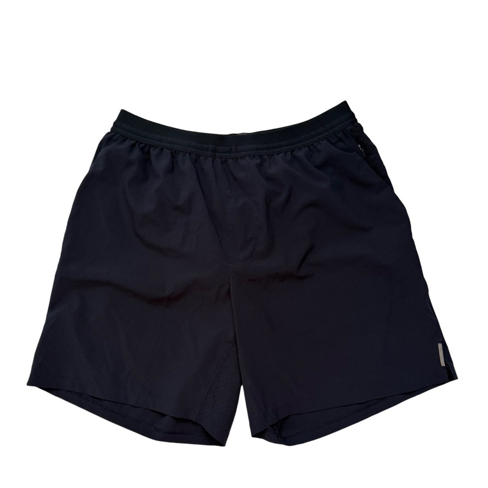 VRST Men’s Navy Enthusiast Running Athletic Lined Shorts 7” Small